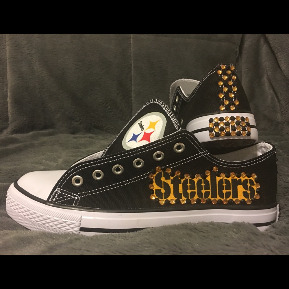 COMPASS BRAND NFL PITTSBURGH STEELERS BLING SHOES